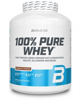 BioTech USA 100% Pure Whey Protein, 2270 g Příchuť: Čokoláda/Arašídové máslo