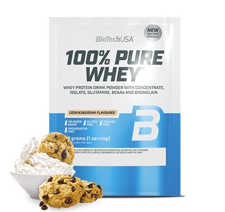 Biotech USA BioTechUSA 100% Pure Whey 28 g - cookies & cream