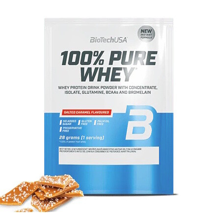 Biotech USA BioTechUSA 100% Pure Whey 28 g - slaný karamel