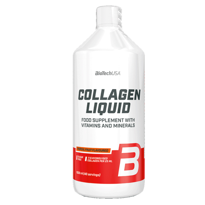 Biotech USA BiotechUSA Collagen Liquid 1000 ml - ovocné plody