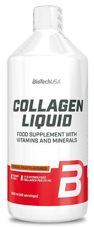 Biotech USA BiotechUSA Collagen Liquid 1000 ml - ovocné plody