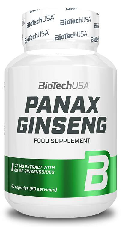 BiotechUSA Panax Ginseng (korejský ženšen) - 60 kapslí
