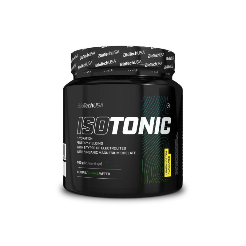 BioTech USA IsoTonic, 600 g Příchuť: Citrónový ledový čaj