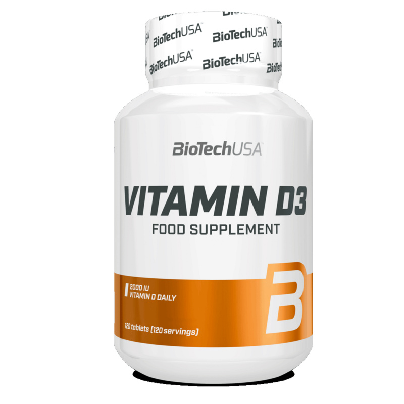BioTech USA Vitamín D3 60 tablet