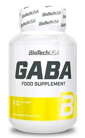 BioTech USA GABA, 60 kapslí
