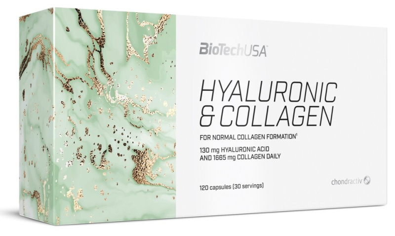 Biotech USA BiotechUSA Hyaluronic & Collagen 120 kapslí