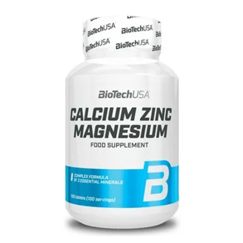 BioTechUSA Calcium Zinc Magnesium 100 tablet