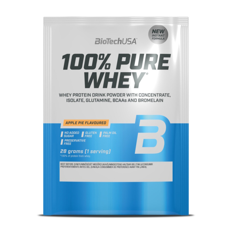 Biotech USA BioTechUSA 100% Pure Whey 28 g - jablečný koláč