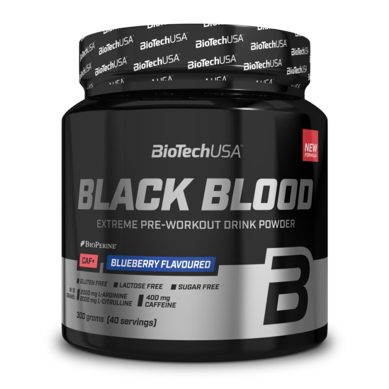 Biotech USA BiotechUSA Black Blood CAF+ 300 g - borůvka