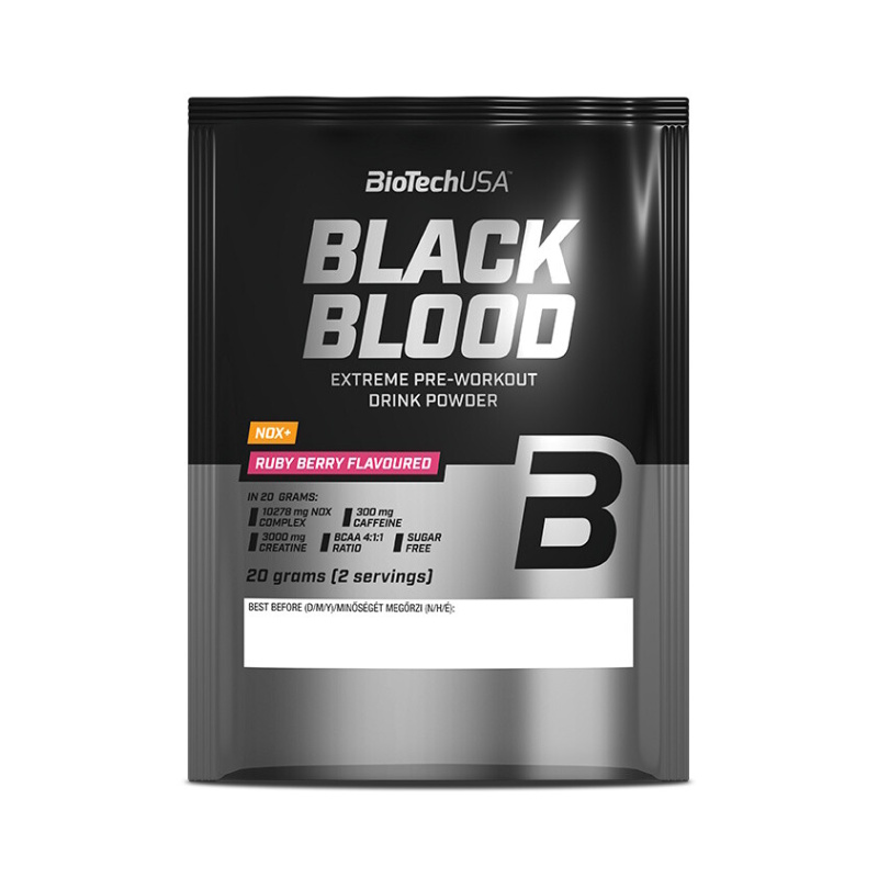 BioTech Black Blood NOX+ ruby berry 20 g