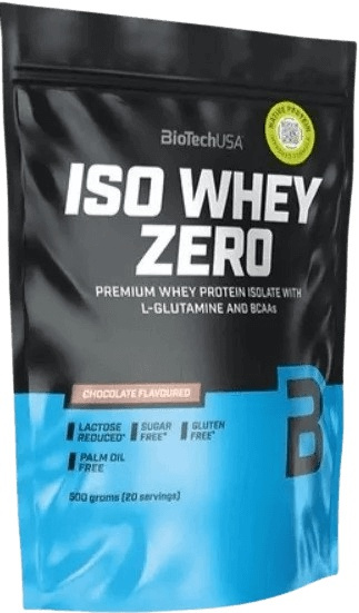BioTechUSA Iso Whey Zero 500 g - tmavá čokoláda