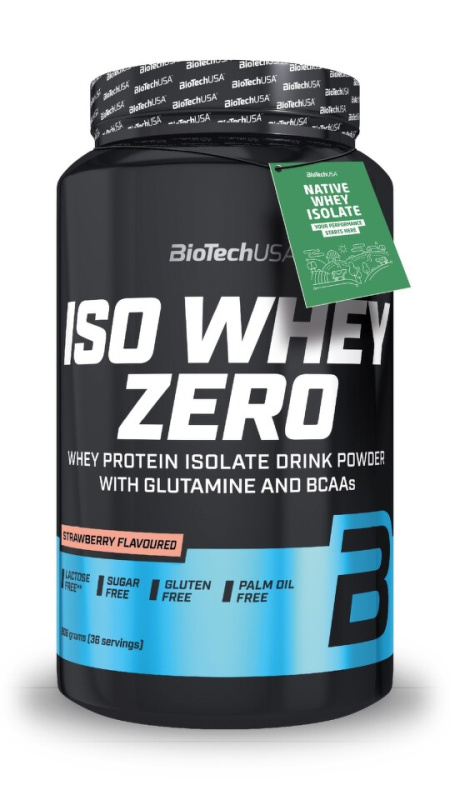 BioTechUSA Iso Whey Zero 908 g - jahoda