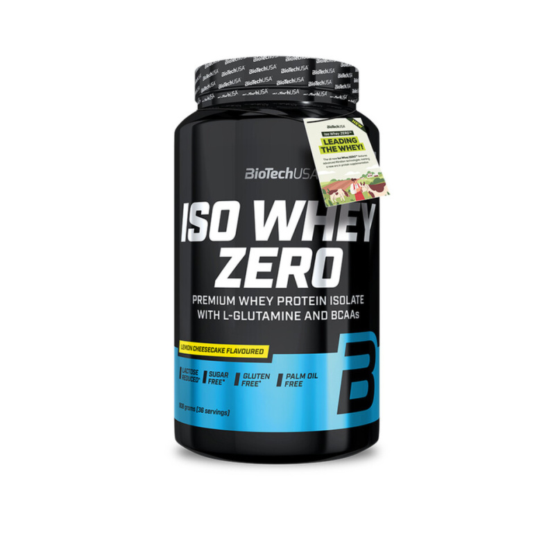 BioTechUSA Iso Whey Zero 908 g - citronový cheesecake