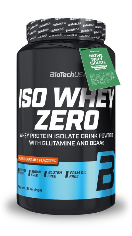BioTechUSA Iso Whey Zero 908 g - slaný karamel