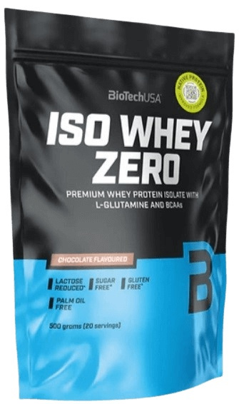 BioTech USA ISO Whey ZERO, Protein bez laktózy, 500 g Příchuť: Mango/Ananas