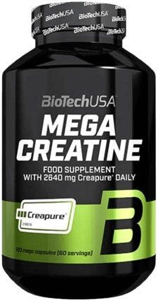 BioTechUSA Mega Creatine 120 mega kapslí