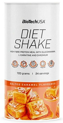 BioTech USA Diet Shake Protein, 720 g Příchuť: Salted Caramel