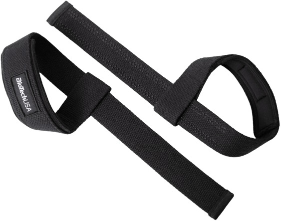 BioTechUSA Lifting straps trhačky černé