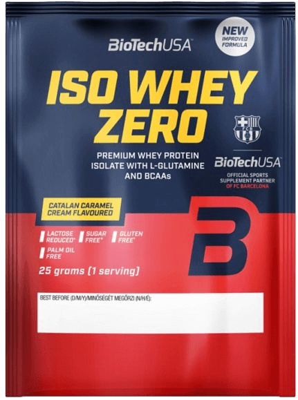 BioTechUSA Iso Whey Zero 25 g - Catalan Caramel Cream