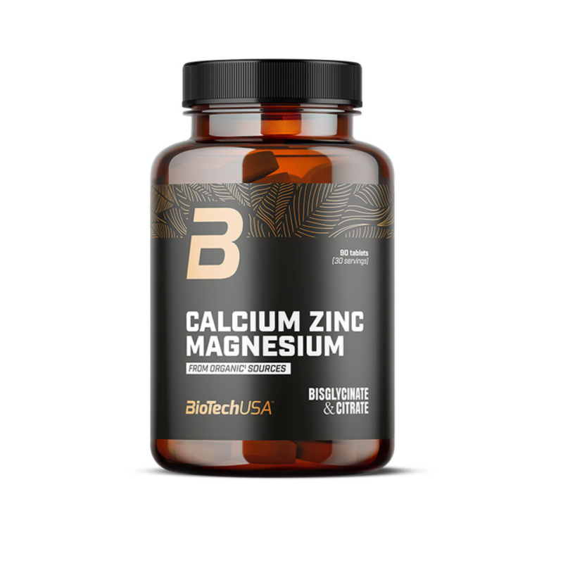 Biotech USA BioTechUSA Calcium Zinc Magnesium from organic sources - 90 tablet