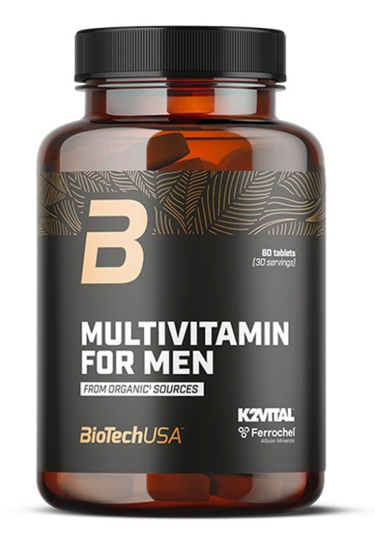 BioTechUSA Multivitamin For Men from organic sources 60 tablet