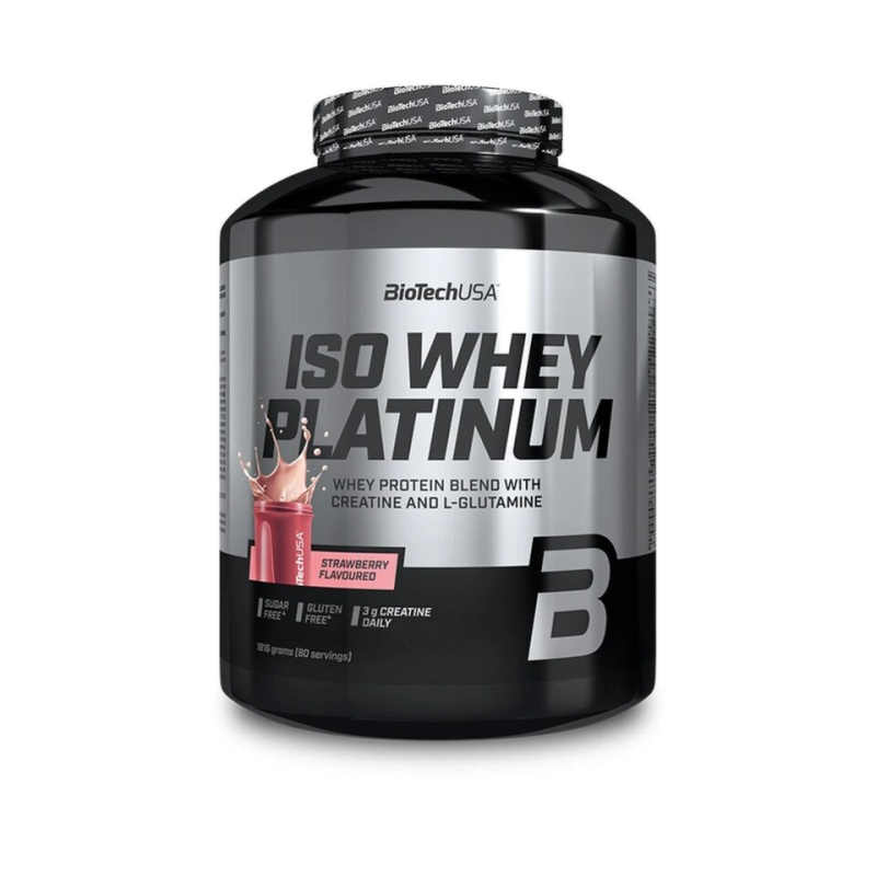 BiotechUSA Iso whey platinum 1816 g - jahoda