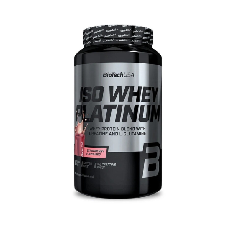 BiotechUSA Iso whey platinum 908 g - jahoda