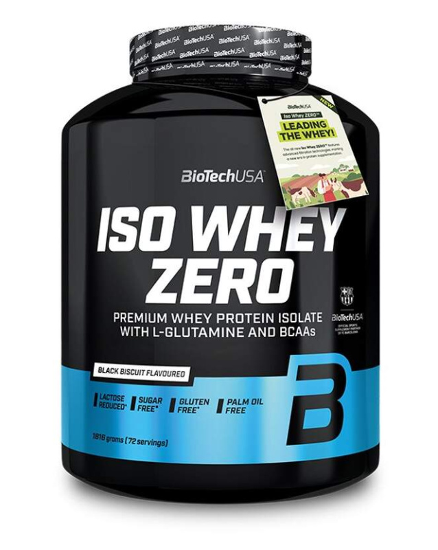 BioTechUSA Iso Whey Zero 1816 g - Black Biscuit
