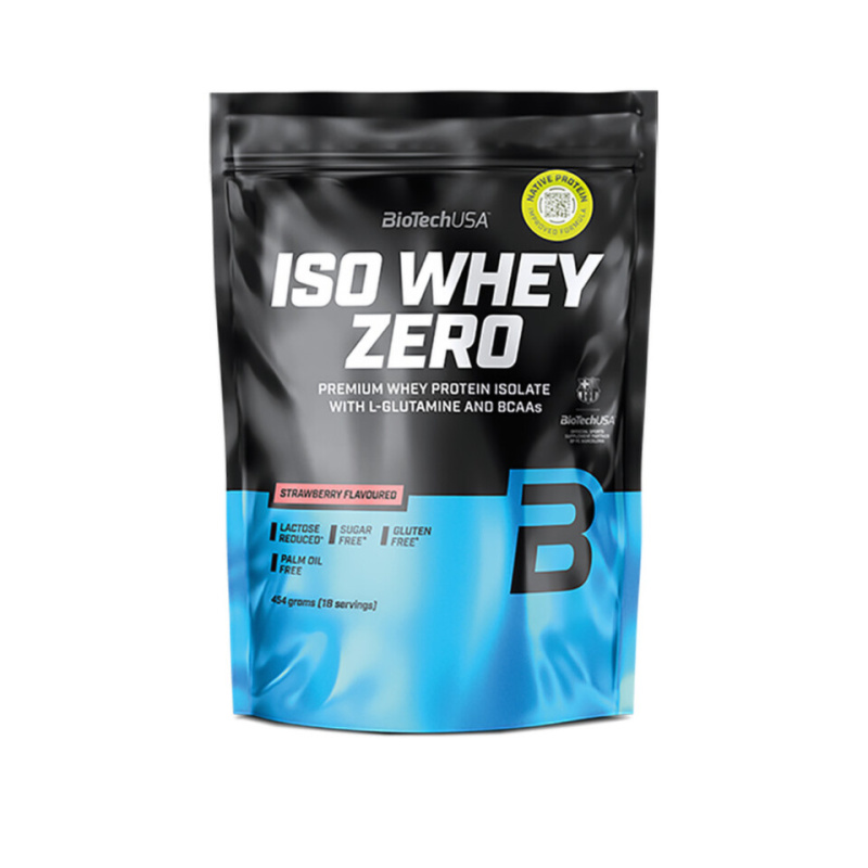 BioTechUSA Iso Whey Zero 454 g - jahoda
