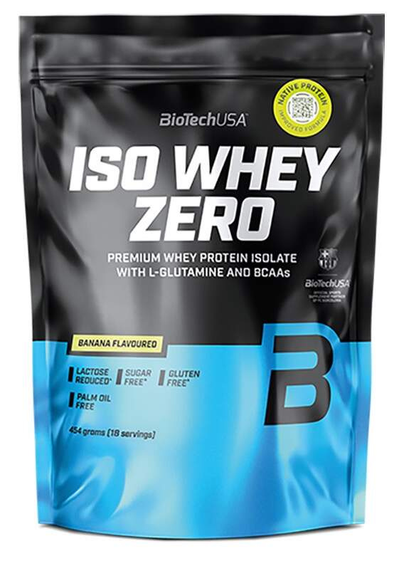 BioTechUSA Iso Whey Zero 454 g - banán
