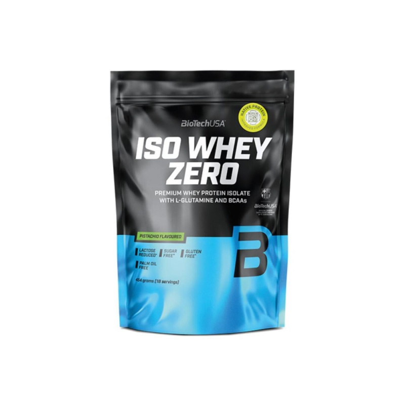 BioTechUSA Iso Whey Zero 454 g - pistácie