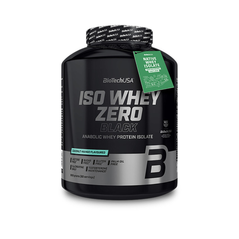 BioTechUSA Iso Whey Zero Black 1816 g - kokos-mango