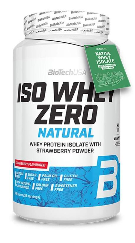 BiotechUSA Iso Whey Zero Natural 908 g - jahoda