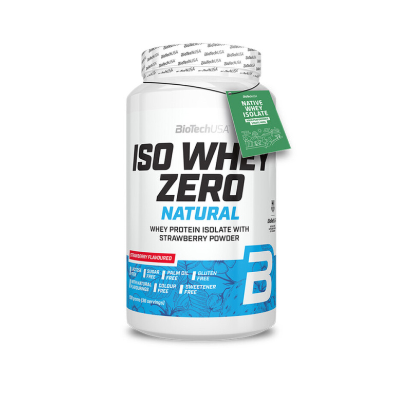 BiotechUSA Iso Whey Zero Natural 908 g - vanilka/ skořice