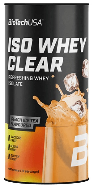BiotechUSA Iso Whey Clear 400 g - Peach Ice Tea