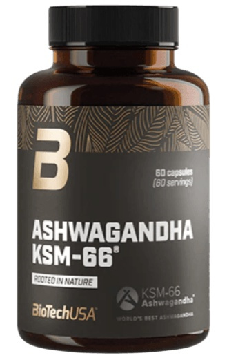 BioTechUSA Ashwagandha KSM-66® 60 kapslí