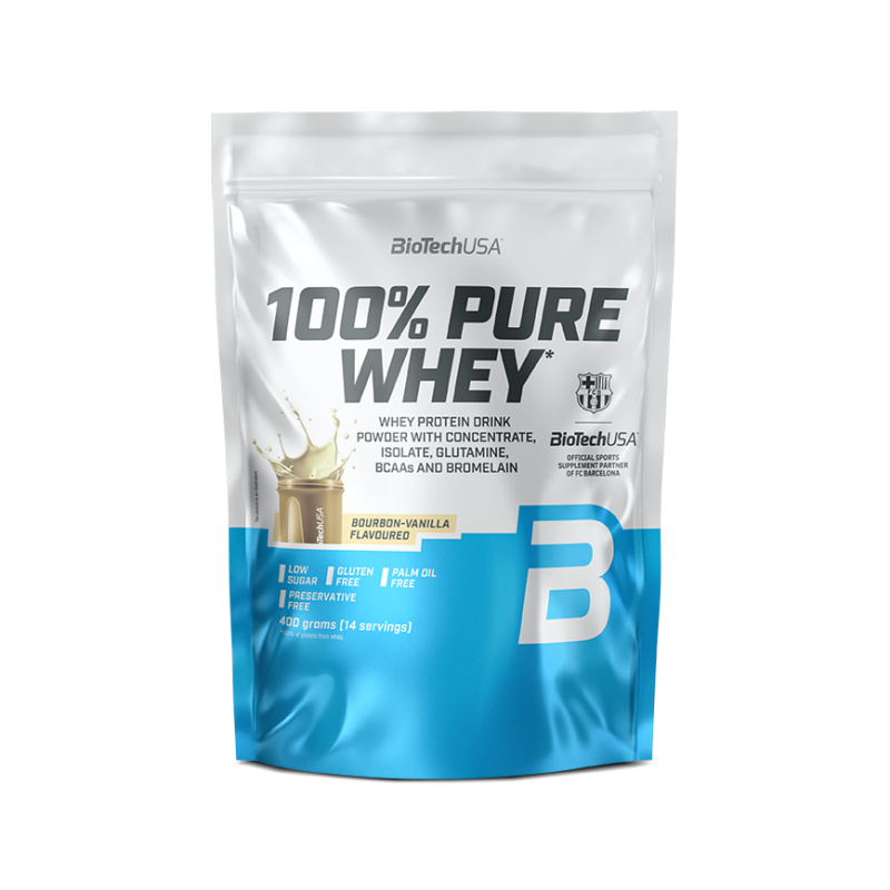 BioTechUSA 100% Pure Whey 400 g - vanilka bourbon
