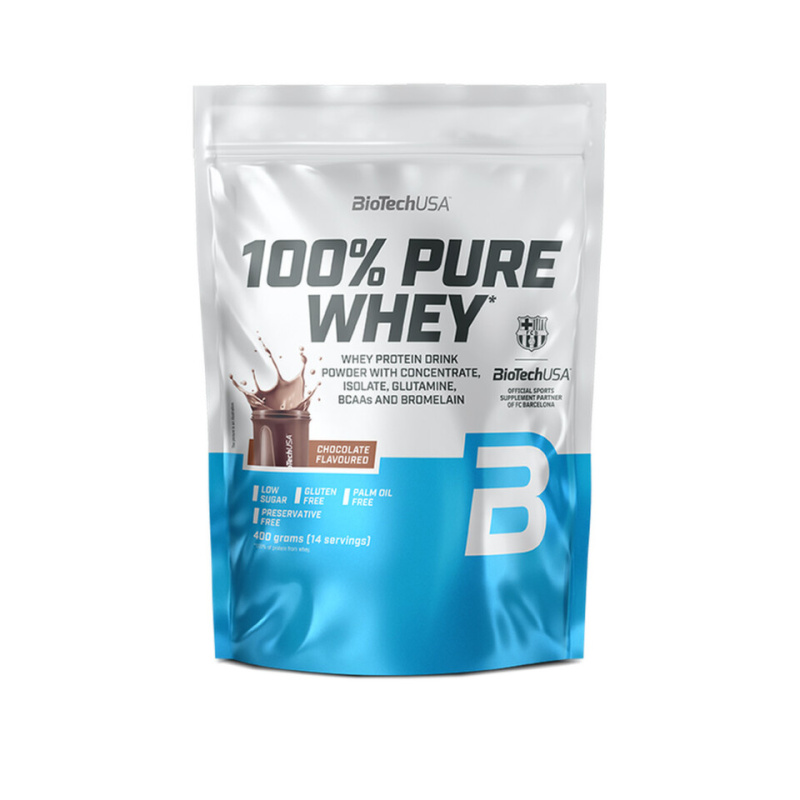 BioTechUSA 100% Pure Whey 400 g - čokoláda