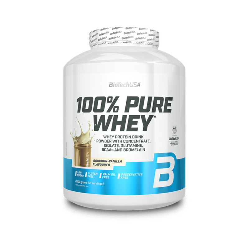BioTechUSA 100% Pure Whey 2000 g - vanilka bourbon