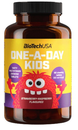 BioTechUSA One-a-Day Kids 90 žvýkacích tablet