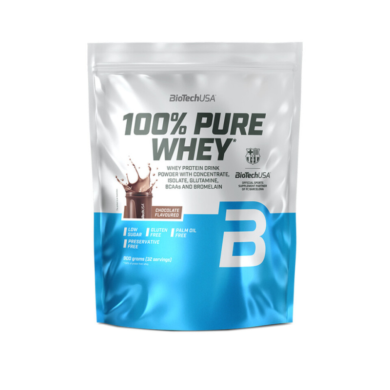 BioTechUSA 100% Pure Whey 900 g - čokoláda