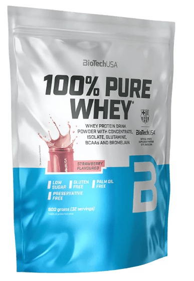 BioTechUSA 100% Pure Whey 900 g - Apple Pie (jablečný koláč)