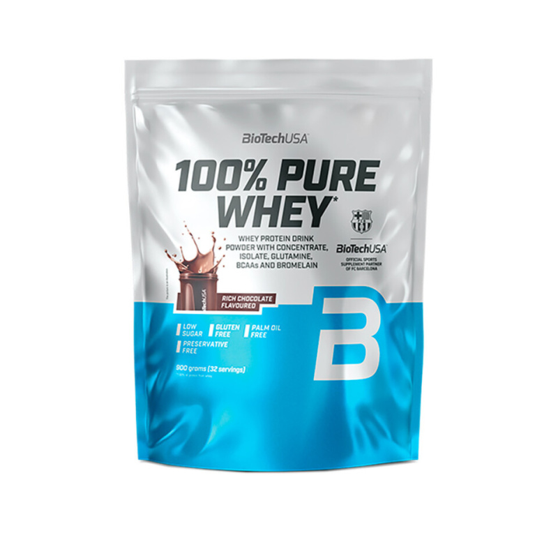 BioTechUSA 100% Pure Whey 900 g - Rich Chocolate