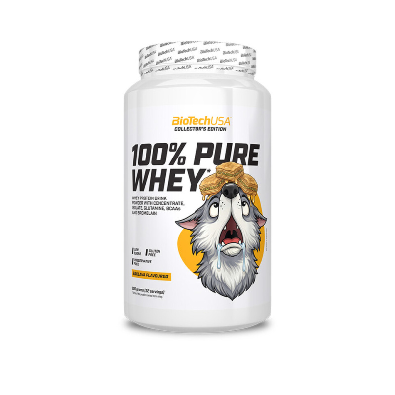BioTechUSA 100% Pure Whey 900 g - Baklava (limitovaná edice)