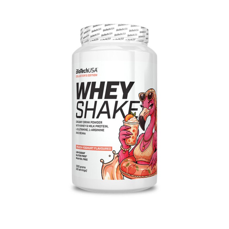 BioTechUSA Whey Shake 1000 g - broskev a jogurt
