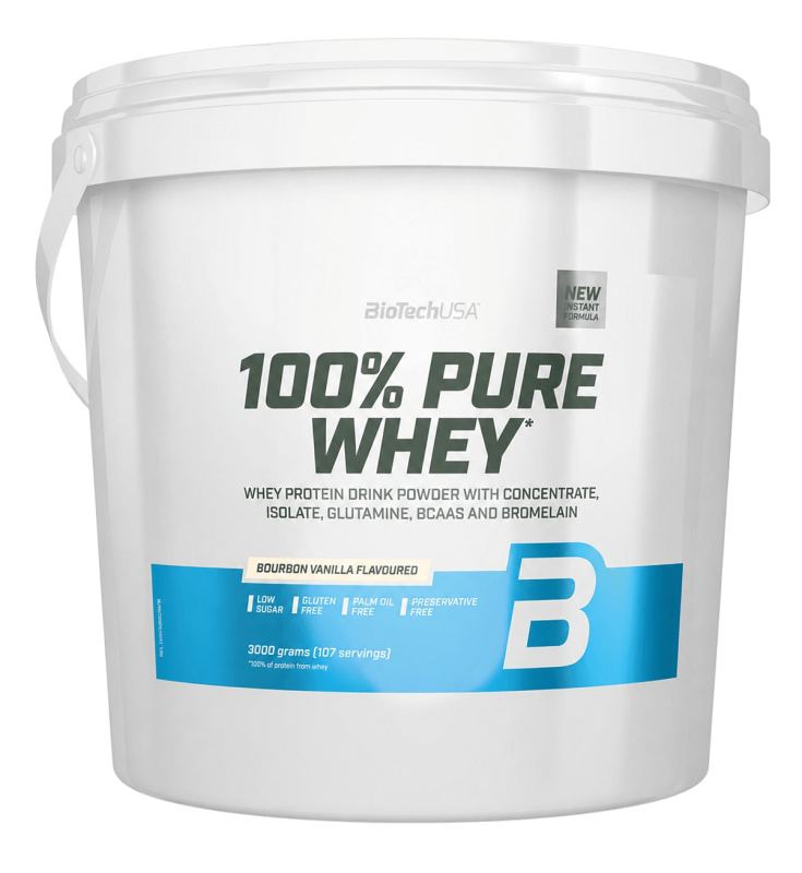 Biotech USA BioTechUSA 100% Pure Whey 3000 g - vanilka bourbon