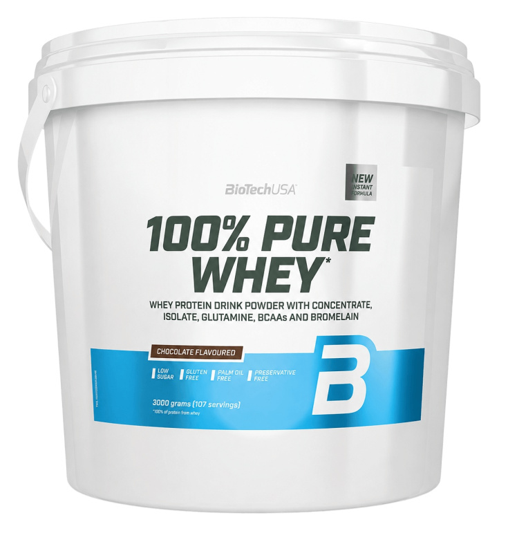 Biotech USA BioTechUSA 100% Pure Whey 3000 g - čokoláda