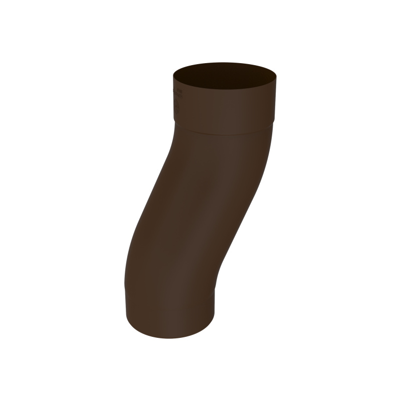 Koleno soklové DEKRAIN COLORDUR 100 RAL 8017 čokoládově hnědá