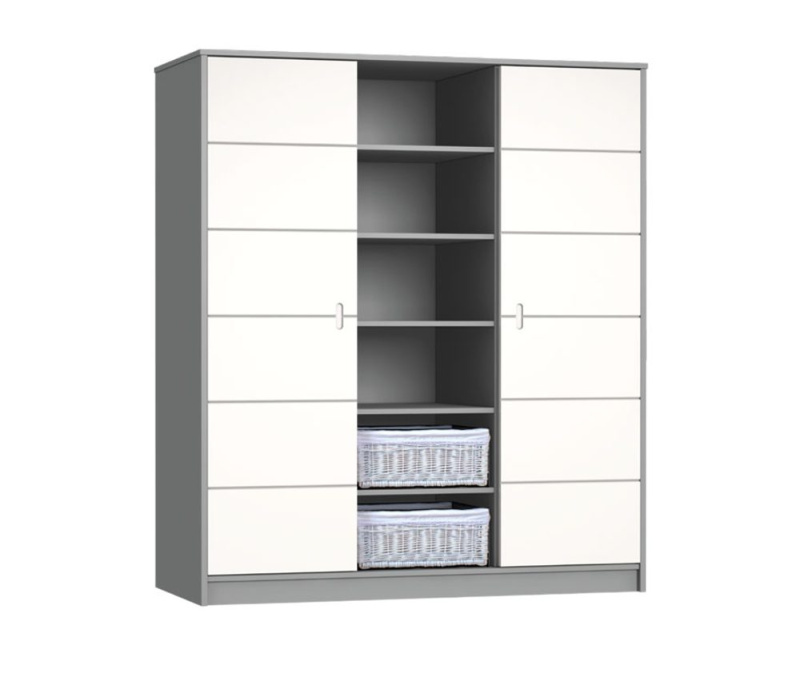 Faktum Alda Silk Grey Skříň třídílná