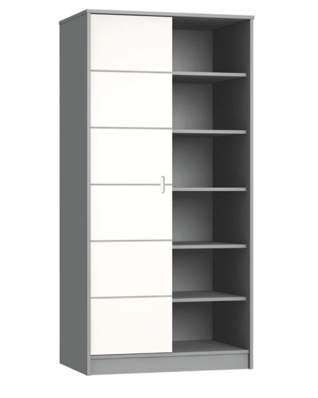 Faktum Alda Silk Grey Skříň dvoudílná